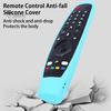 Чехол для пульта дистанционного управления Износостойкий противоскользящий чехол из силикагеля Устойчивый к пятнам защитный чехол для пульта дистанционного управления для LG AM-MR650A