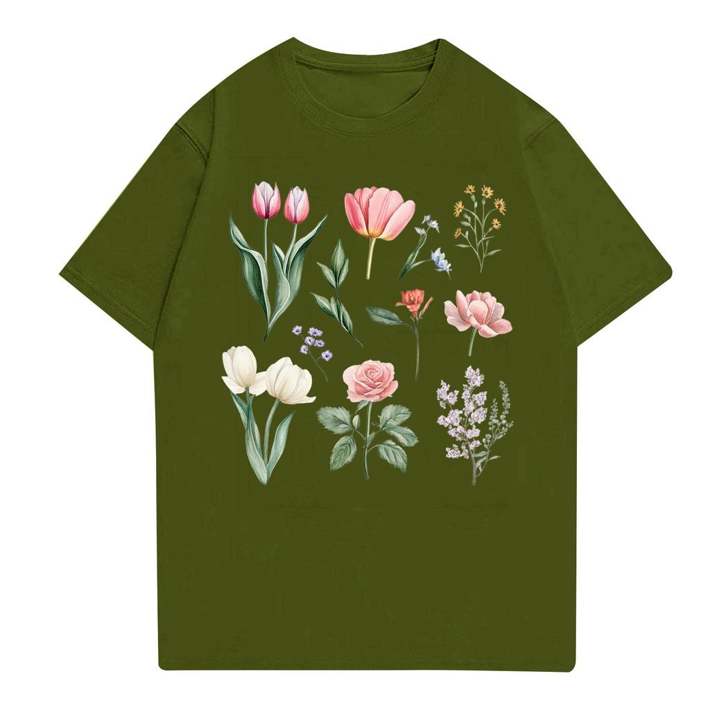 Женская мода повседневная футболка с круглым вырезом и короткими рукавами, топ, футболка, топ