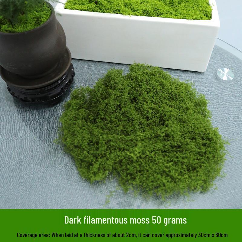 Искусственный мох, шелковистая трава, газон для ландшафтного дизайна и декора