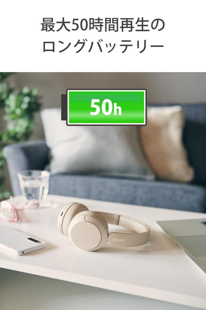 Sony Wireless Headphones Bluetooth Design Settings That Allow You To Customize the Sound Quality To Your Preference with Dedicated C Small WH-CH520