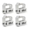 Комплект из 4 монтажных зажимов для системы направляющих для кунга пикапа, сверхпрочная фиксация TL?2002