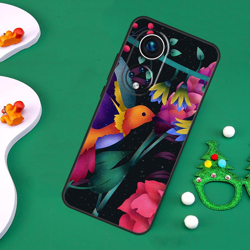 Милый чехол с колибри для Honor Magic 7 Pro 6 5 50 70 90 200 Lite X9b X9a X8a X8b X7a X6a X8 X9 X9c