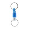 Портативный брелок со съемным металлическим кольцом для ключей с быстрым отсоединением° Вращающаяся двойная кольцевая пряжка Ручные инструменты