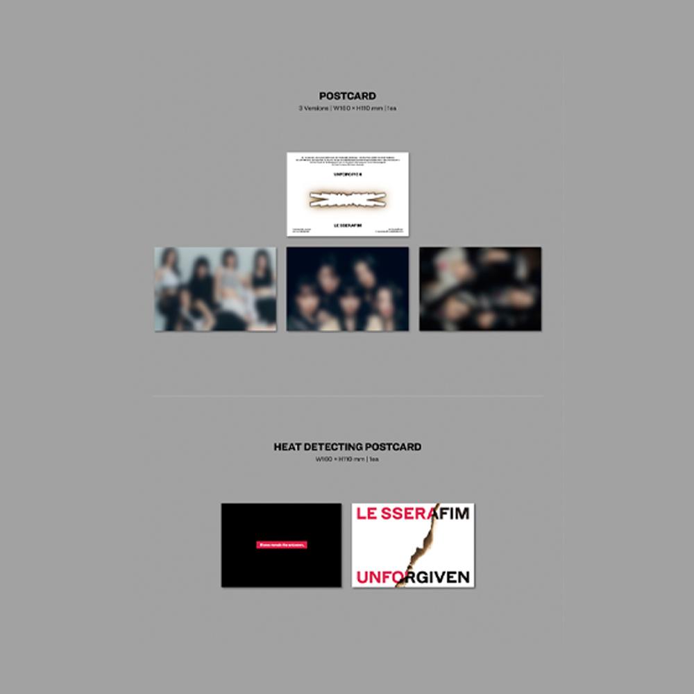 LE SSERAFIM 1-й студийный альбом [UNFORGIVEN] вкл.. Weverse ПОБ