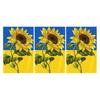 1/2/3Pcs 12" X 18" Sunflower Flag Patriotic Ukrainian National Flag Double Sided Garden Burlap Banner Decoration for Outdoor Home Yard Patio Decor