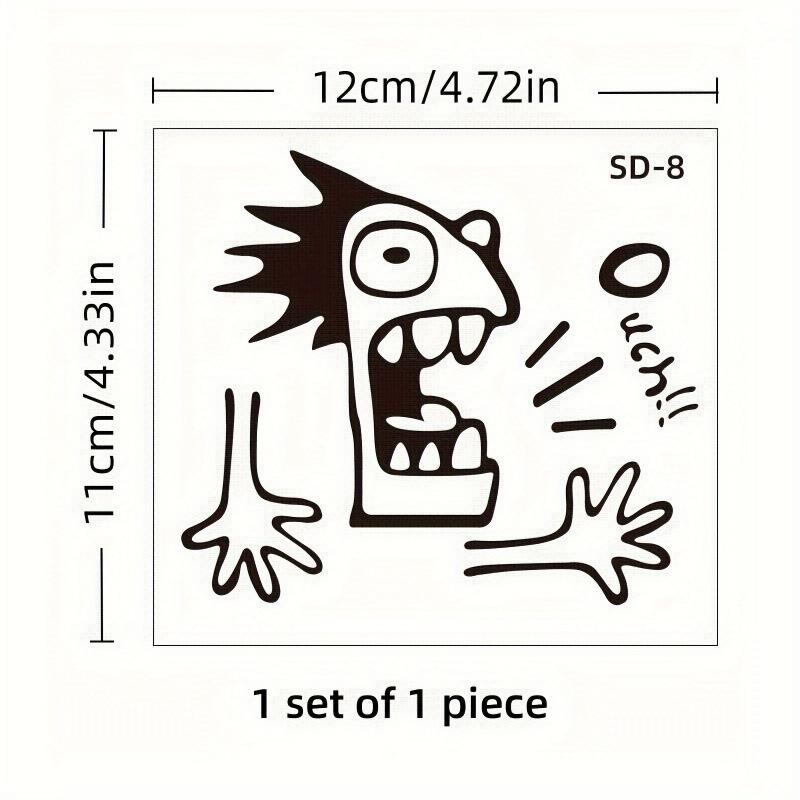 Наклейка на выключатель «Ведьма Призрак Черный кот», Супермаркет Спальня Праздничная атмосфера Украшение розетки Водонепроницаемая ПВХ наклейка