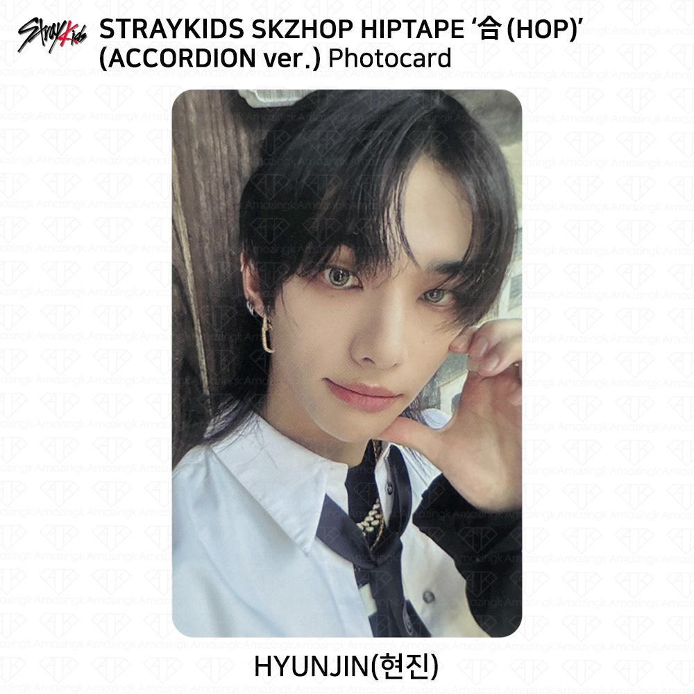 Stray Kids SKZHOP HIPTAPE HOP Аккордеон Официальная фотокарточка Unit Monochrome