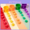 Color Wooden Recognition Fruit Vegetable Sorting Cup Educational Toy Children