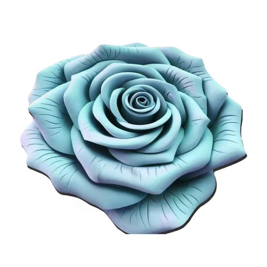 3D Коврик для пола в виде розы, Впитывающий Цветочный коврик для ванной с нескользящей основой, Реалистичный Цветочный декоративный ковер для спальни, гостиной, прихожей