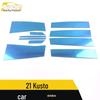 21 Kustu Car Window Trim: Stainless Steel Anti-Scratch Glass Protector & Bright Strip Accessories