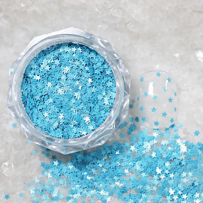 1 баночка 1 мм мини сверкающий звездный глиттер для ногтей сверкающее украшение для ногтей дизайн для маникюрного салона милые аксессуары дизайн для нейл-арта своими руками