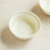 Керамическая кремовая салатница Бытовая посуда Круглая миска Нежная открытая миска Фруктовая миска Миска для лапши Маленькая миска
