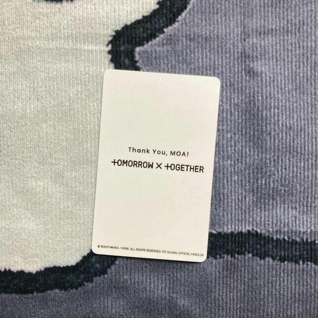 [USED] TXT New Membership Fan Club Exclusive Bonus: 1 Hueningkai Trading Card