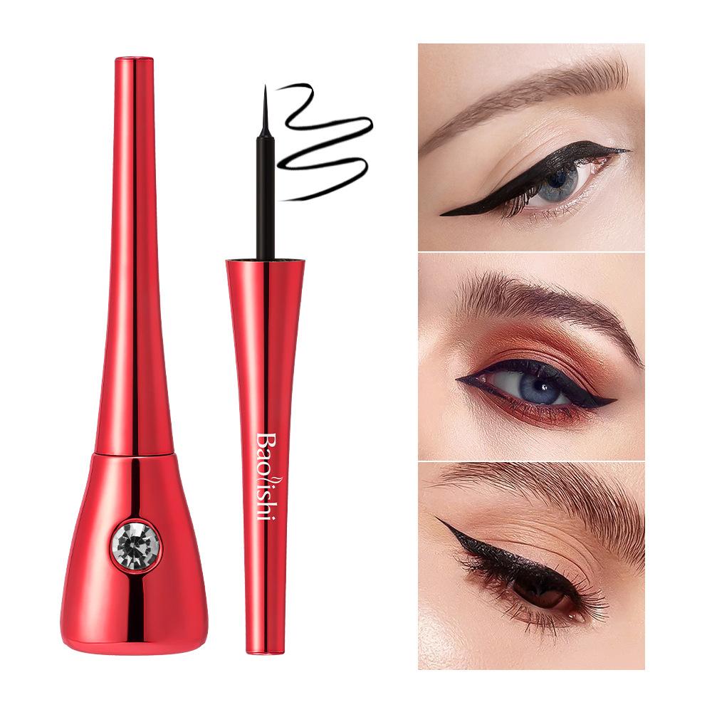 Подводка для глаз Водостойкая Быстросохнущая Неразмазывающаяся Очень Тонкая Черная Подводка Для Глаз Подводка Для Глаз