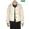  Benetton Вышивка Knit Легкий гусиный пуховик Bapda1461 Iv