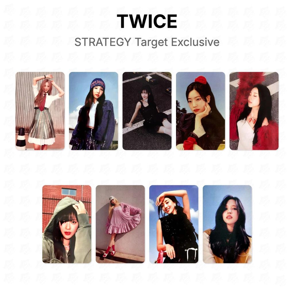 Twice STRATEGY Эксклюзивная официальная фотокарточка Target