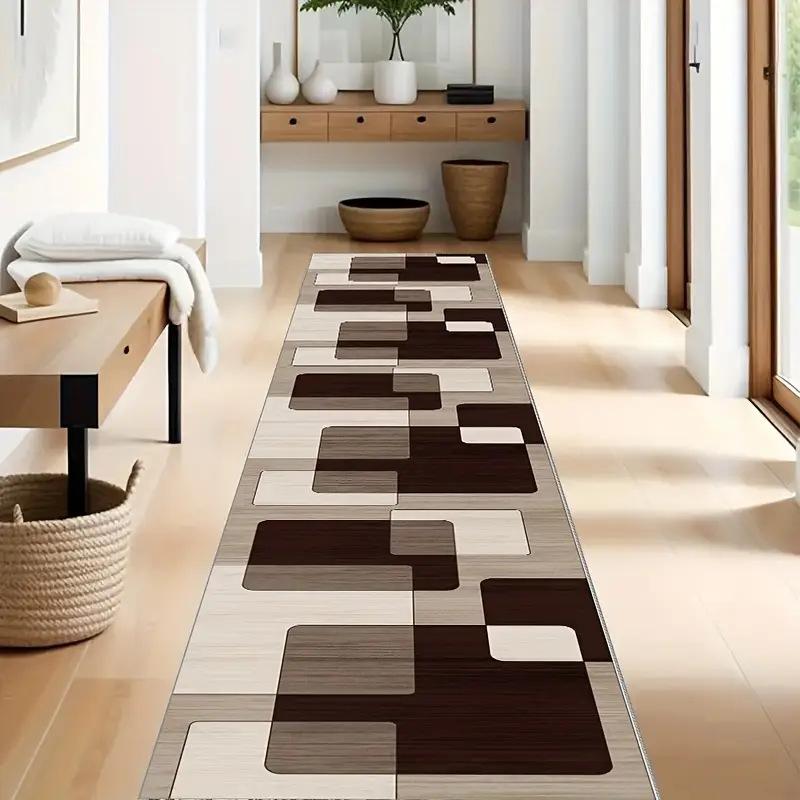 VIKAMA Imitation Cashmere Anti-Slip Carpet - Durable And Stain-Resistant Long-Strip Window Seat Pad For Home Decoration