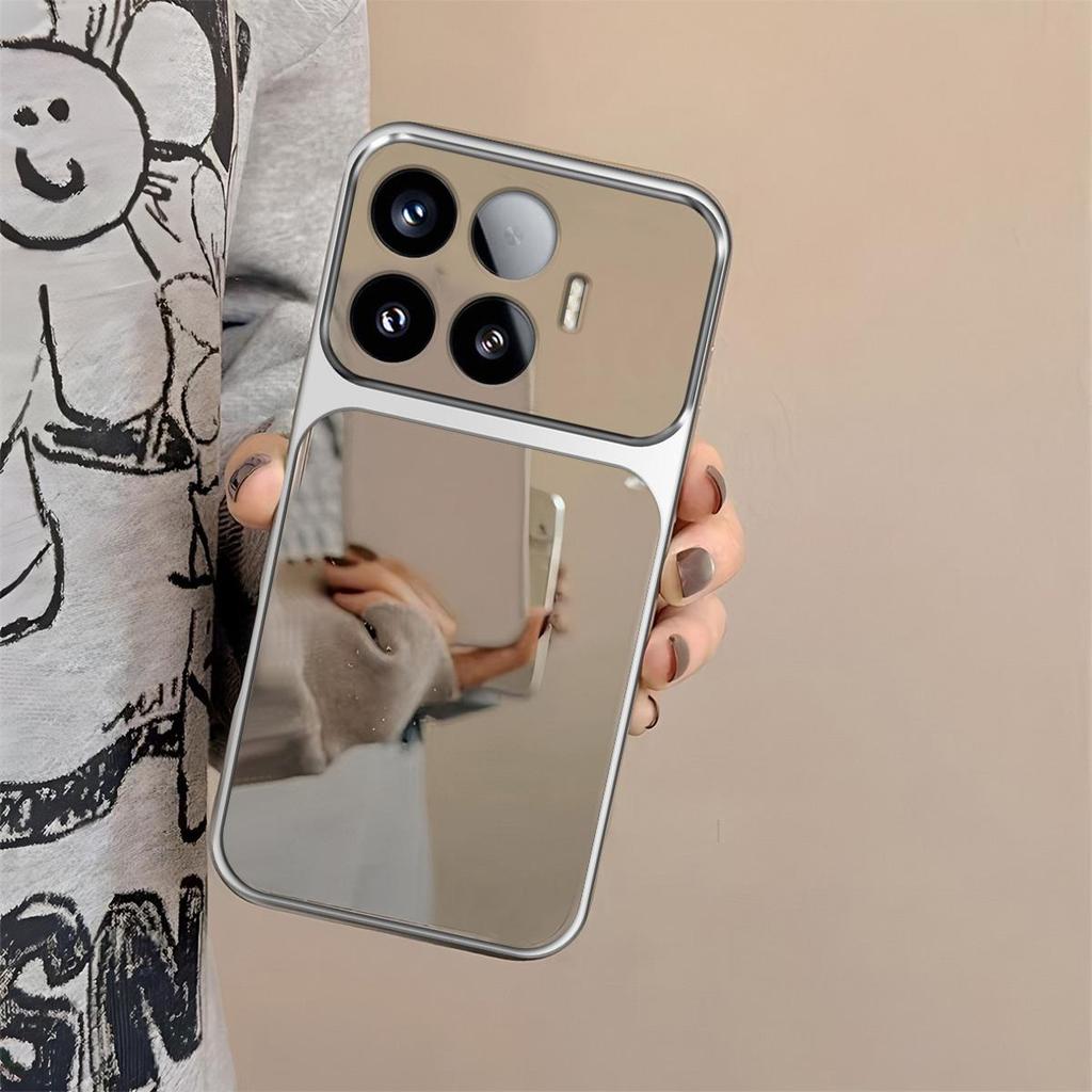 Чехол для Xiaomi 17T Pro, 17T Trending с большим окном, зеркальный корпус телефона