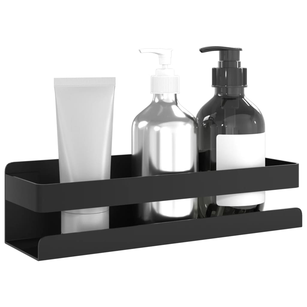 Shower Shelf Matte Black 23 x 6.5 x 6 cm Brushed Stainless Steel 304
