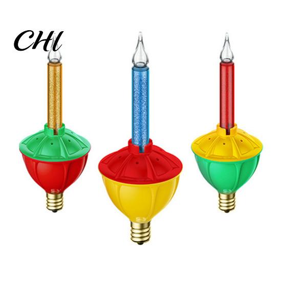 Festive Atmosphere Lights 3Pcs Christmas Bubble IP65 Waterproof Energy-saving Low-Power Consumption Indoor Xmas Hanging Glass