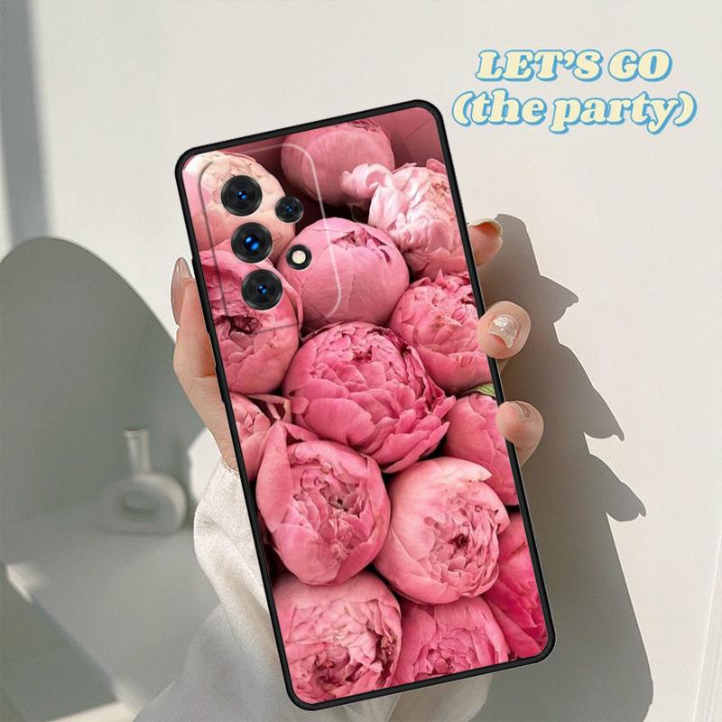 Пионы Красивый Цветок чехол для телефона Для Samsung Galaxy A42 A31 A40 A51 A71 A32 A80 A91 A52 A72 A20e A21S A50 A70 A11 A12 Чехол