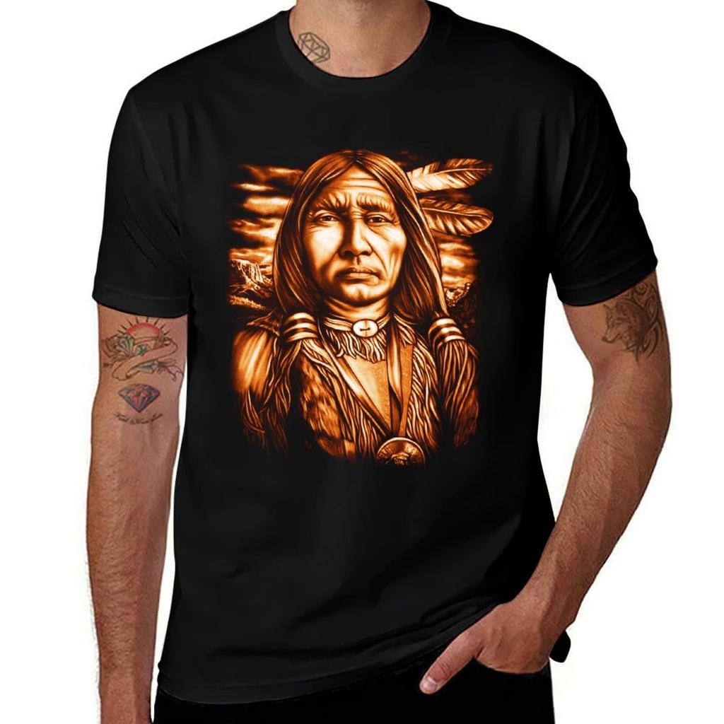 Native American Tshirt Soft Basic Cotton Short Sleeve Tee