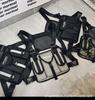 Trendy Reflective Tactical Vest Backpack - Unisex Hip-Hop Style Chest Bag