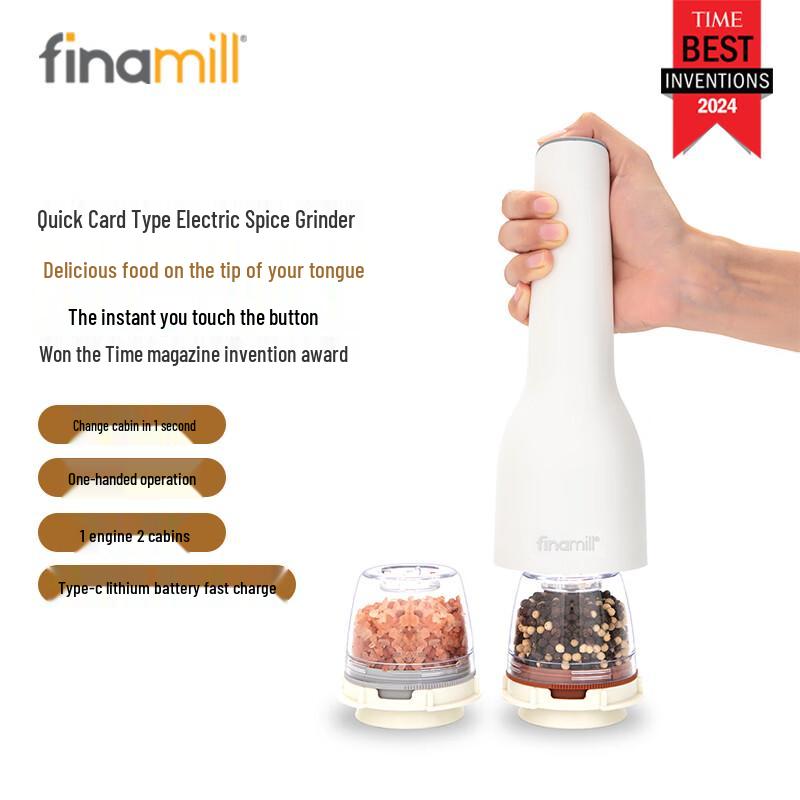 FINAMILL Rechargeable Electric Spice Grinder