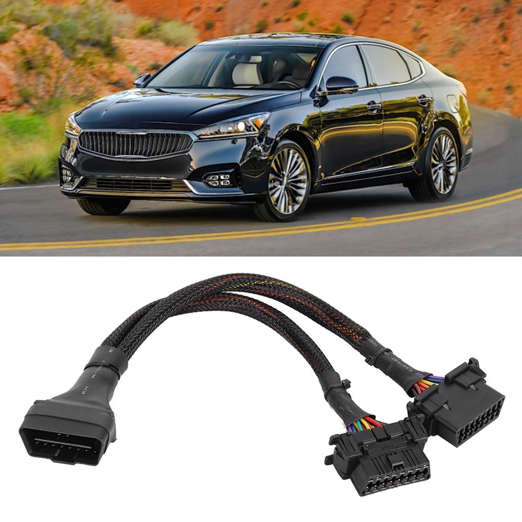 1 к 2 OBD адаптер разветвитель Y кабель удлинитель автомобильный диагностический сканер инструмент