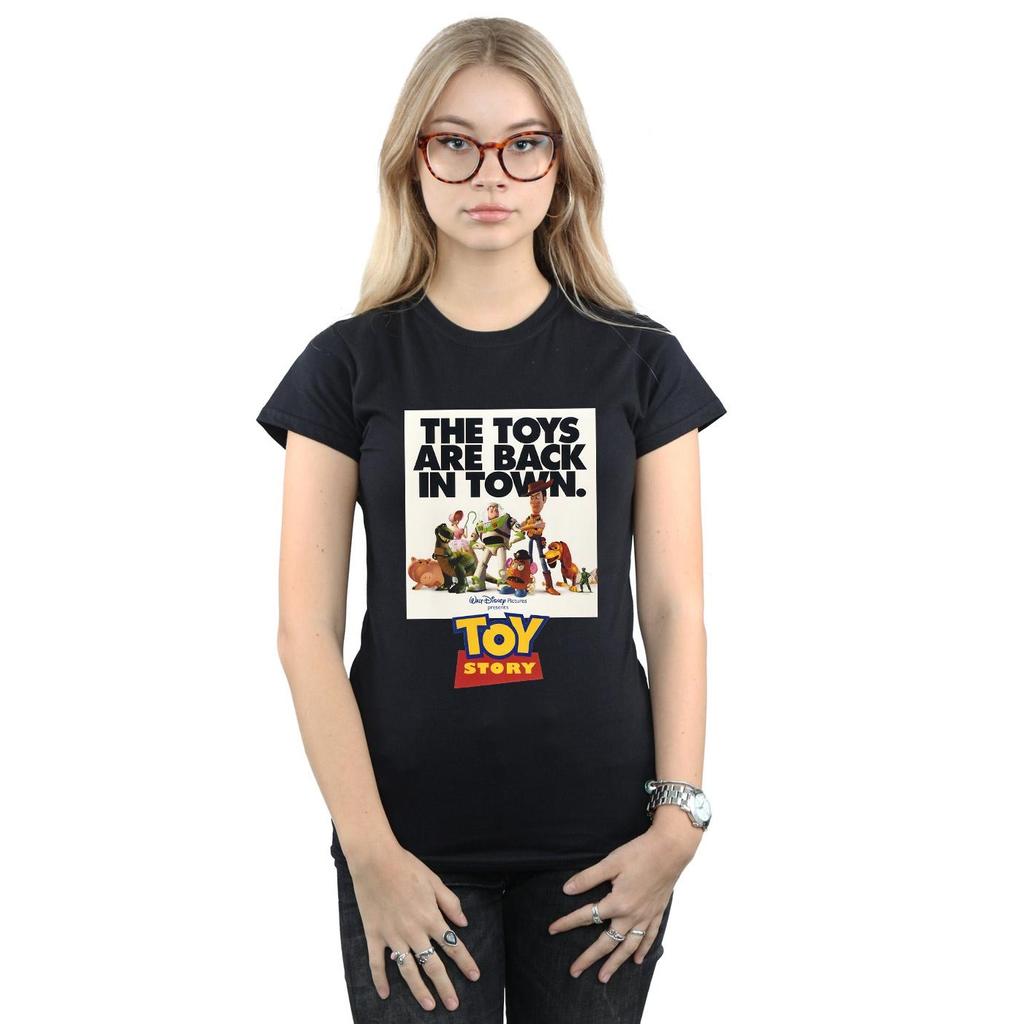Disney Womens/Ladies Toy Story Movie Poster Cotton T-Shirt