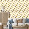Tigers Wallpaper White, Cream and Gold for Living Room and Bedroom 50x1000