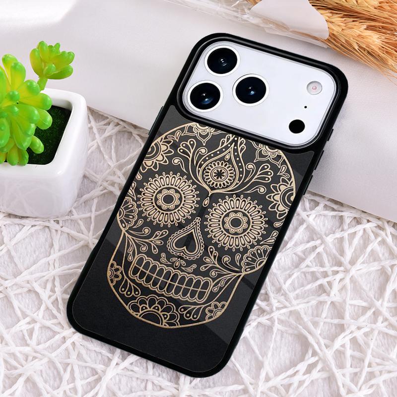 Ужасный чехол-череп и скелет для iPhone 17 Air 16 15 11 12 14 13 Pro Max Ударопрочный чехол