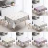 Cartoon Floral Tablecloth Home Decor Stain Resistant Waterproof Table Decoration Rectangular Kitchen Fireplace Countertop