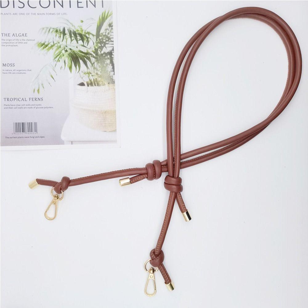 PU Leather Adjustable Shoulder Strap Solid Color Replacement Belt  Handbag Belt Replacement