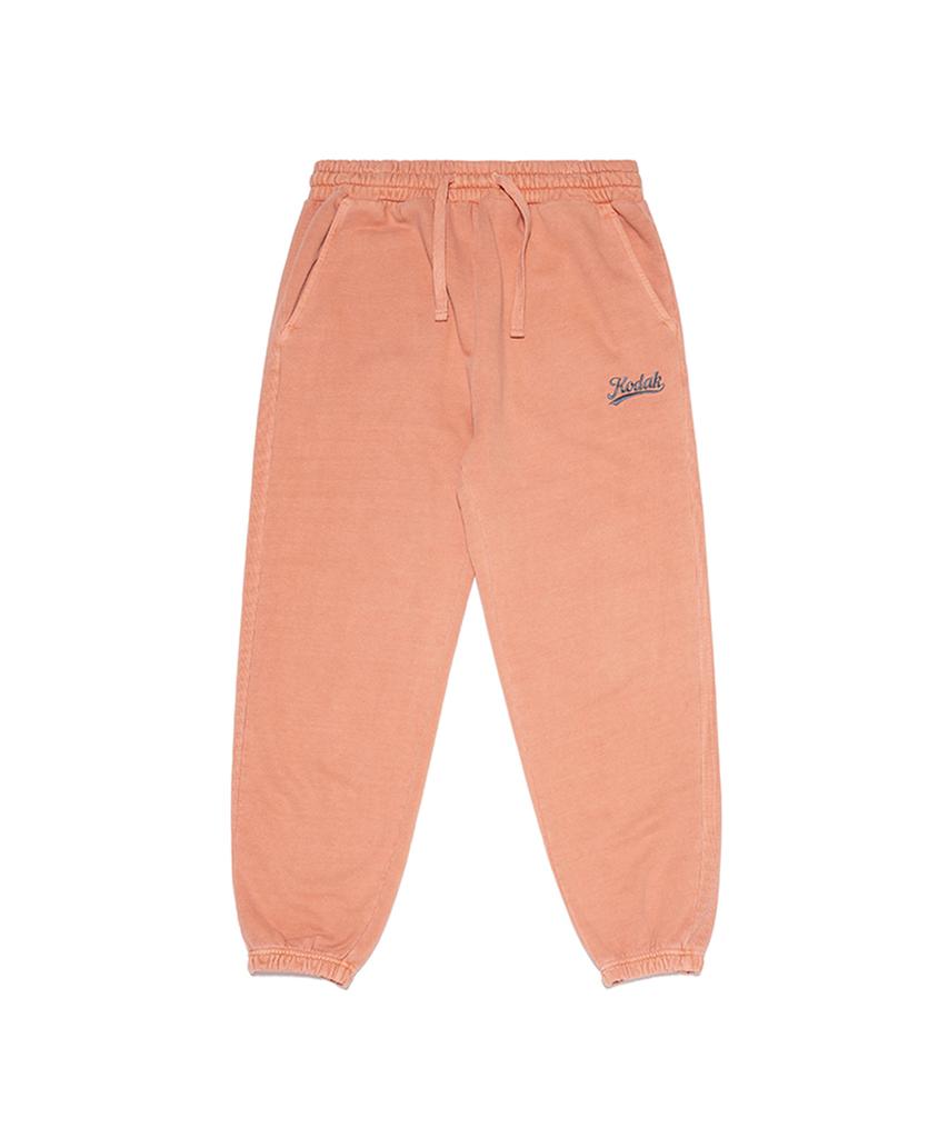 KODAK Essentials Pigment-Dyed Small Logo Jogger Pants Red