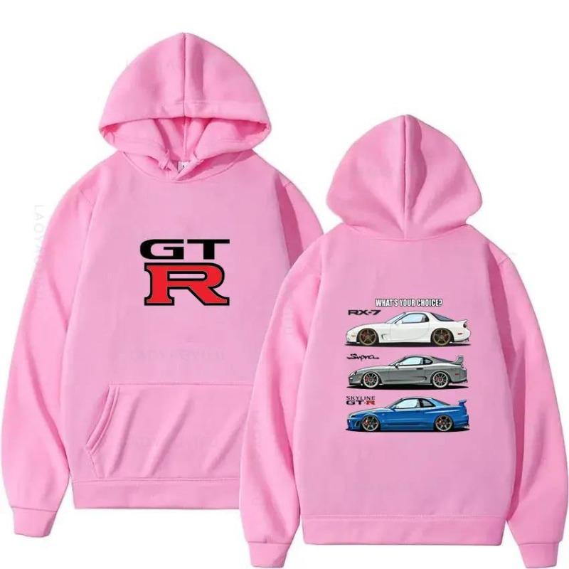 Initial D GTR Skyline R34 pullover, hoodie, street fashion hoodie, casual fitness jacket, street hip-hop clothing