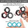 3 шт. магнитные кольца для снятия стресса, игрушка с гладкой поверхностью, портативные кольца для взрослых, тревожные кольца-спиннеры