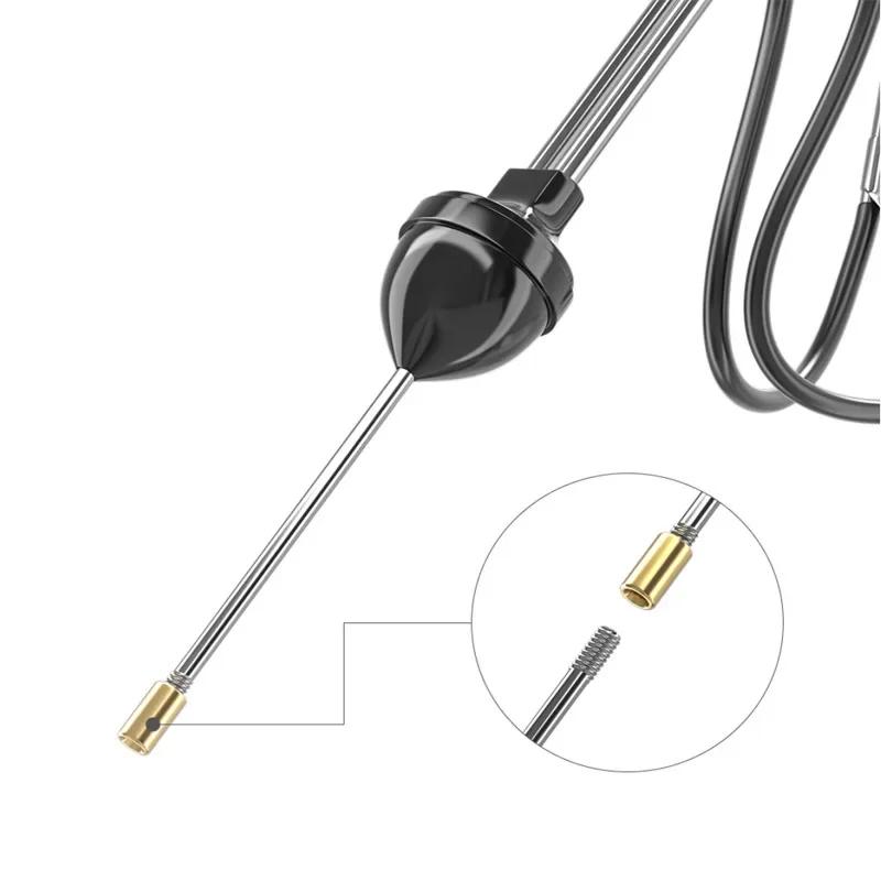Автомобильный цилиндровый стетоскоп из нержавеющей стали, стетоскоп для автомехаников, инструмент для диагностики блока двигателя автомобиля, для легковых автомобилей, грузовиков, мотоциклов
