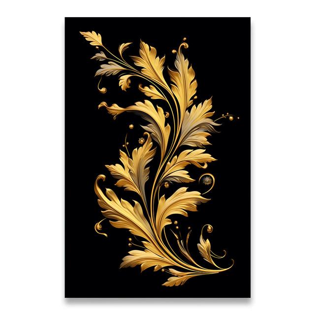 1 шт. Картина на холсте, темно-золотой цветок, пшеница, картина на холсте, декоративные картины, настенный декор, настенное искусство, настенное украшение для дома, без рамки