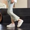 Summer Thick-soled Mesh White Shoes Fashionable, Comfortable, Breathable Women's Shoes Versatile Casual Board Shoes