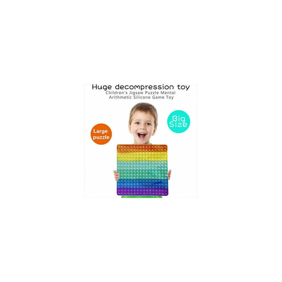 40CM Big Jumbo Pop Its Fidget Toys Clip Finger Silicone Bubble Squeeze