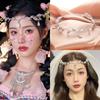 Elegant Elf Rhinestone Headband Exquisite Bride Shiny Hair Hoop Hair Jewelry Accessories