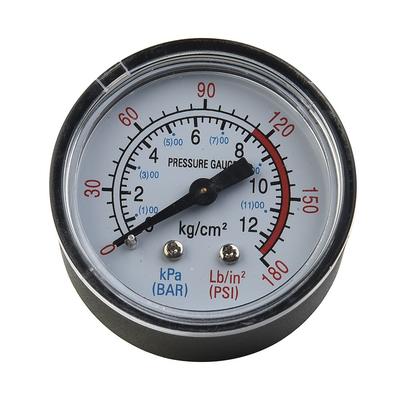 50 мм 1/4 дюйма резьба 0-180 PSI 0-12 бар манометр давления воздуха для воздушного компрессора