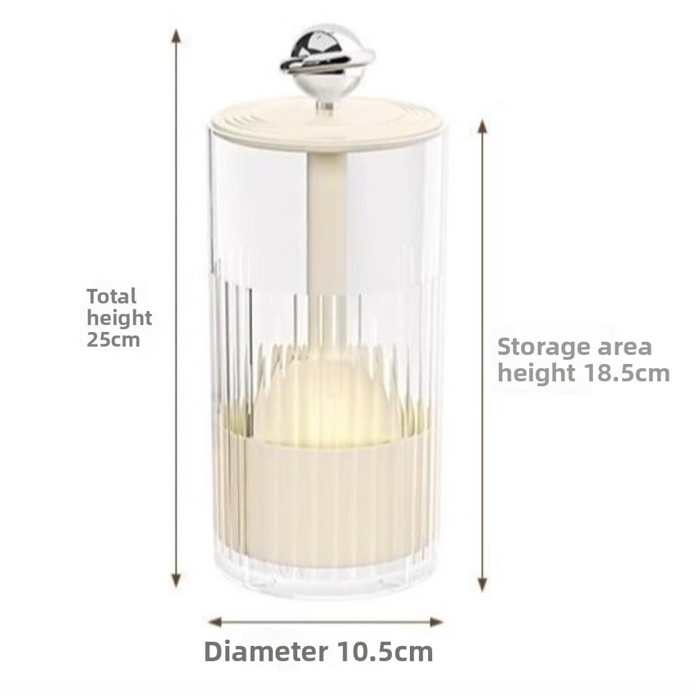 Автоматический выдвижной держатель для кистей для макияжа, пылезащитный пластиковый косметический контейнер с крышкой, многофункциональная полка для хранения помад