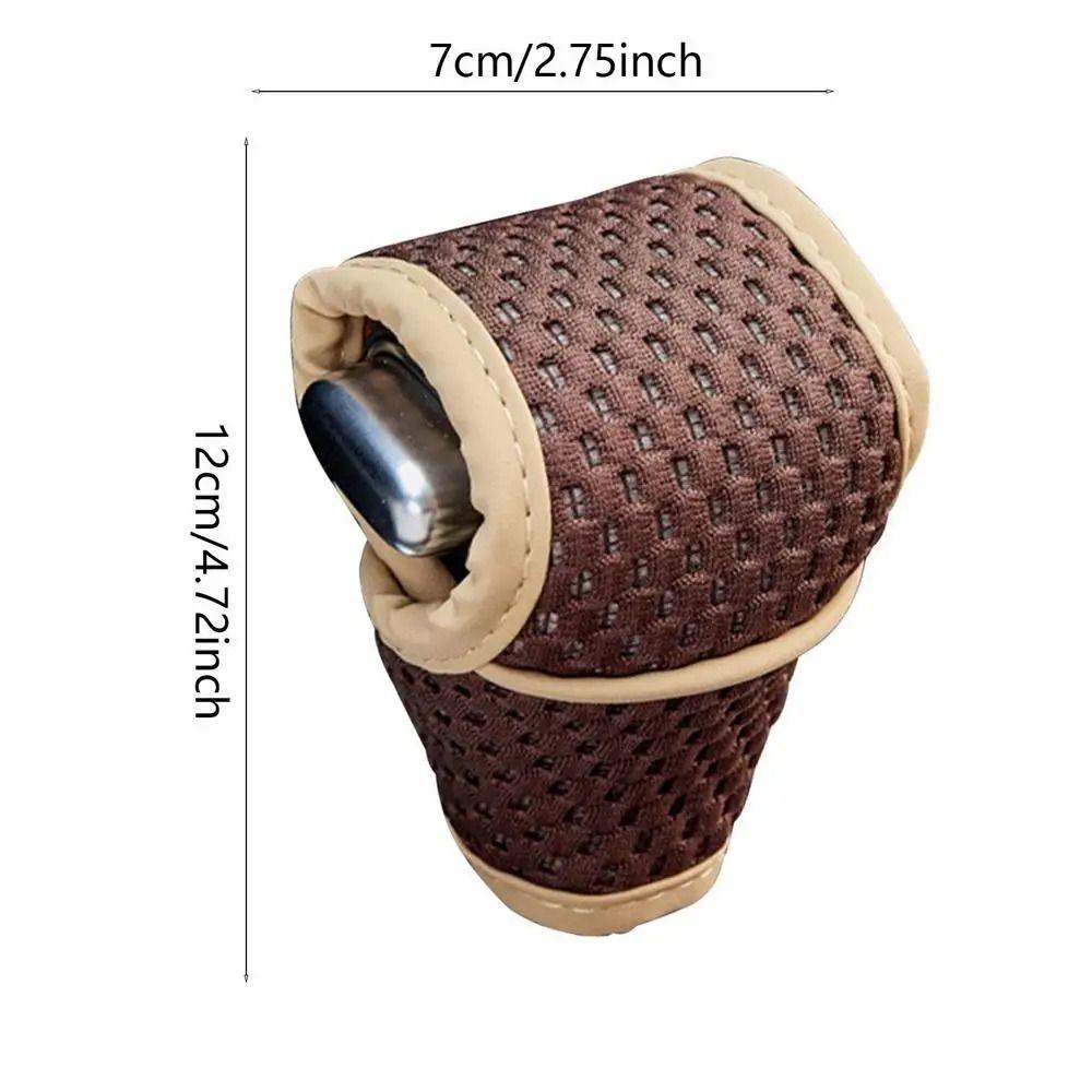 Universal Car Shift Knob Cover Non Slip Grip Handle Protective Covers Solid Color Car Handbrake Cove Car Interior Accessories