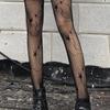 Thin Ladies Pantyhose Sexy Hollow Net Star Pantyhose Black Stockings Anti-hook Silk Fishnet Stockings