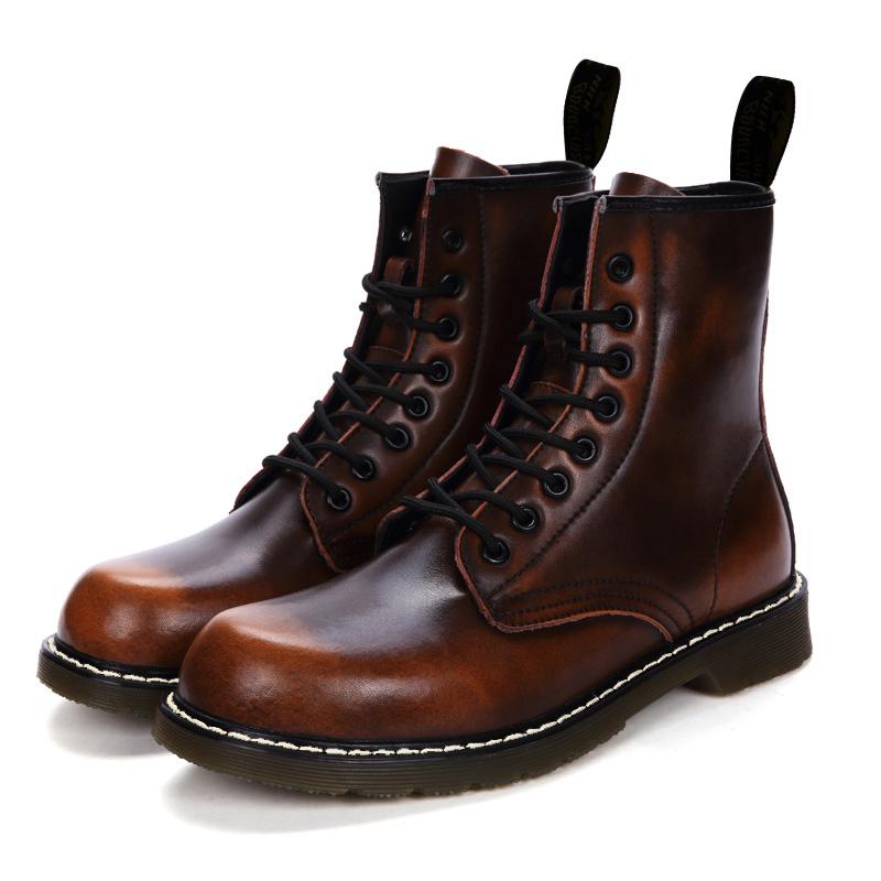 Fashion 35~46 Dropship Women Mens 2024 Ankle Snow Boots Genuine Leather Shoes For Men Woman Designer Shoes Fashion Warm Winter Autumn