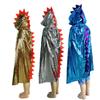 Dinosaur Cape Dragon Hooded Cloak Boy Girl Toddler Dressing Up Clothes Cosplay Halloween Costume Wizard Witch Cloak