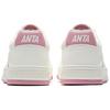 Anta Baichuan Classic Versatile Fashion Comfortable Lightweight Increased Height Low-Top Skate Shoes Women Sneaker White Pink 122528012-4