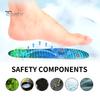 2 Pairs Acupressure Insoles Breathable Ice Silk Pain Relief Shoes Inserts Anti-slip Shock Absorbing Men Women Orthopedic Cushioning Massage Foot Pads
